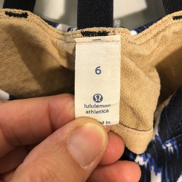 Lululemon White Printed Tank - Picture 2 of 4